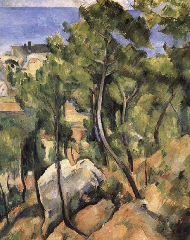 Paul Cezanne forest Sweden oil painting art